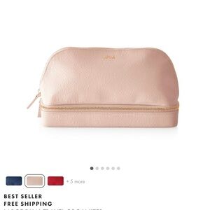 Mark & Graham Large Dual Travel Organizer in Blush- like new!
